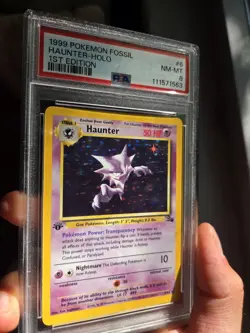 Pokemon TCG Haunter 1st Ed. Fossil 6/62 Holo 1999-2000 WOTC - Image 2