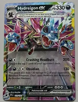 Pokemon Surging Sparks Hydreigon ex Stage 2 Double Rare HoloFoil #119/191 - Image 1