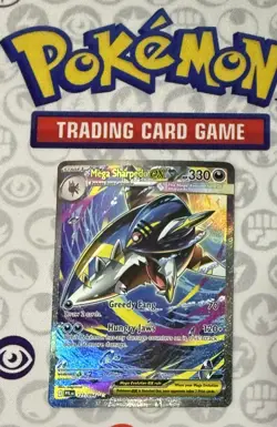 Pokemon Mega Sharpedo EX 127/094 Special Illustration Rare Full Art Holo 330 HP - Image 1