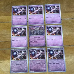 9X MEWTWO Pokemon TCG Bundle including reverse holos & holo 059/142 & 150/165 - Image 1