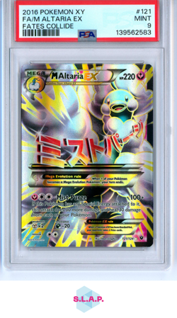 FA/M ALTARIA EX FATES COLLIDE POKEMON XY FATES COLLIDE 2016 121 PSA 9 - Image 1