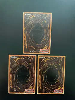 Yugioh Blast With Chain LOD-088 Rare Unlimited Edition Damaged X3 - Image 2