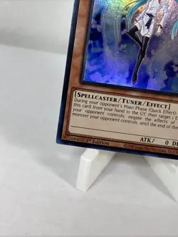 Yu-Gi-Oh Effect Veiler RA01-EN003 Super Rare 1st Edition Near Mint Condition - Image 4