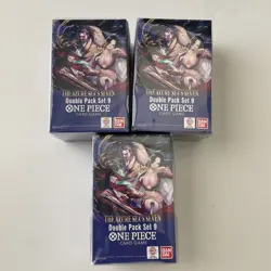 🔥 One Piece OP-14 The Azure Sea’s Seven Double Pack Set 9 Lot (3) 🔥 Sealed! - Image 1