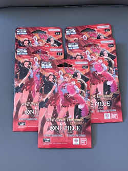 HOT!!! ONE PIECE TCG EB-03 Heroines Edition Sleeved Booster Pack LOT OF 5 Sealed - Image 1