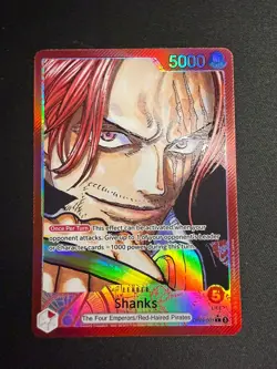 Shanks OP09-001 Alt Art Leader - Emperors in the New World - One Piece - English - Image 3