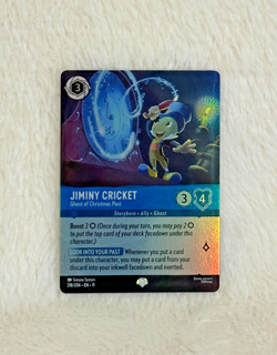 Disney Lorcana - Jiminy Cricket Ghost - ENCHANTED / EPIC 218/204 EN NM - Image 1