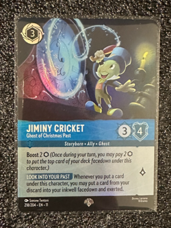 Disney Lorcana - Jiminy Cricket Ghost - ENCHANTED / EPIC 218/204 EN NM - Image 2