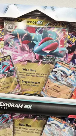 X1 Pokemon Card Salamence Ex & Reshiram Ex Premium Collection Presale - Image 4