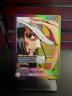 One Piece Card Game – Nico Robin Leader OP09-062 – Parallel / Alt Art – NM - Image 1
