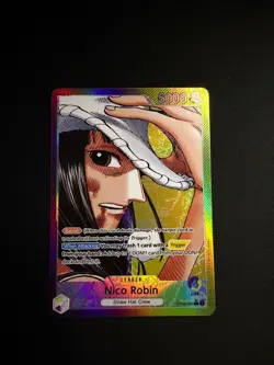 One Piece Card Game – Nico Robin Leader OP09-062 – Parallel / Alt Art – NM - Image 3