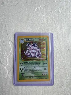 Pokemon TCG Nidoking Base Set 2 Holo Unlimited Rare Card - Image 1