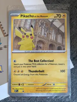 Pokemon TCG Pikachu At The Museum Jumbo Pokemon Card & Ecology of Pokemon Sealed - Image 2