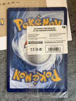 Pokemon TCG Pikachu At The Museum Jumbo Pokemon Card & Ecology of Pokemon Sealed - Image 3