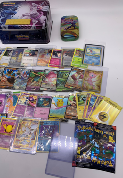 Lot Various Pokemon cards + Can - Image 5