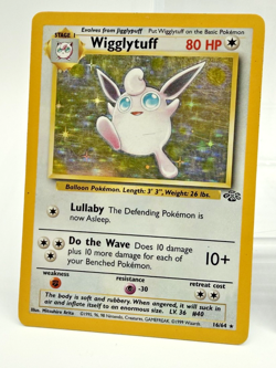 Pokemon Base Set of 3 Cards Ninetales Rare LP, Wigglytiff Rare LP, Trainer Ex+NM - Image 2