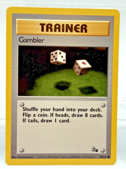Pokemon Base Set of 3 Cards Ninetales Rare LP, Wigglytiff Rare LP, Trainer Ex+NM - Image 3