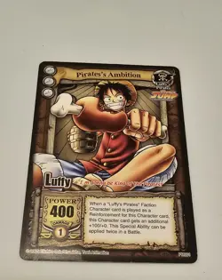 2005 One Piece CCG Pirate’s Ambition Luffy PR001 Shonen Jump Promo Card - Image 2