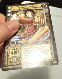 2005 One Piece CCG Pirate’s Ambition Luffy PR001 Shonen Jump Promo Card - Image 3