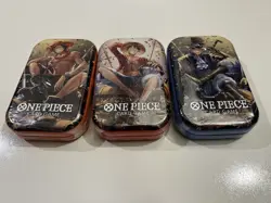 ONE PIECE CARD GAME - Mini TIN PACK Lot Of 3 Tins Set VOL. 2 - Image 1