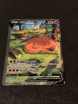 Pokemon TCG Charizard V Holo SWSH260 Black Star Promo Card - Image 4
