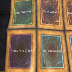 Vintage 1996 Yu-Gi-Oh! TCG Playmat Deck Zone and Field Card Zone - Image 3