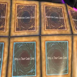 Vintage 1996 Yu-Gi-Oh! TCG Playmat Deck Zone and Field Card Zone - Image 5