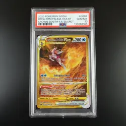 PSA 10 Origin Forme Palkia Vstar GG67/GG70 Pokemon Crown Zenith Holo Graded Card - Image 1