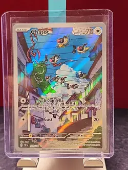 CHATOT-Temporal Forces 181/162FULL ART RARE NM-M, Holo POKEMON CARD TCG CCG - Image 1