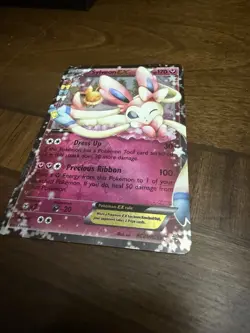 Pokemon Sylveon EX Full Art Holo Basic Fairy 170 HP RC21/RC32 Pokemon Card Engl… - Image 2