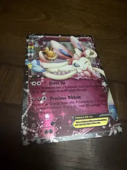 Pokemon Sylveon EX Full Art Holo Basic Fairy 170 HP RC21/RC32 Pokemon Card Engl… - Image 3