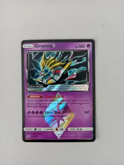 Holographic Giratina Prism Star Pokemon TCG card from Ultra Prism. 2018 - Image 1