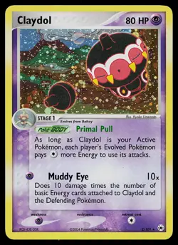 Pokemon Card - Claydol Hidden Legends 2/101 Holo Rare - Image 1