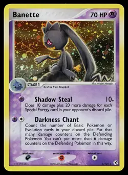 Pokemon Card - Banette Hidden Legends 1/101 Holo Rare - Image 1