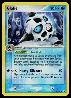 Pokemon Card - Glalie Hidden Legends 34/101 Uncommon Reverse Holo - Image 1