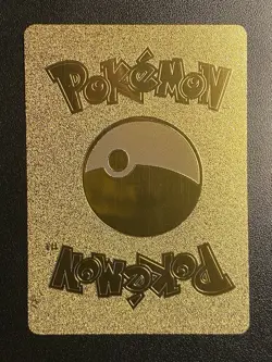 Pokemon Gold Foil Fan Art Rainbow Pikachu VMAX Gigantamax 044/185 Display Card - Image 2