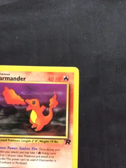 Pokemon Cards: Team Rocket 1st Edition Common: Charmander 50/82 - Image 3