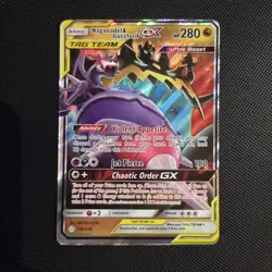 Pokemon Card - Naganadel & Guzzlord GX 158/236 Tag Team Cosmic Eclipse - Image 1