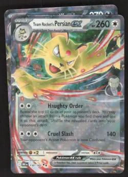 SV: Scarlet & Violet Promo Cards #218 Team Rocket's Persian ex - Image 1