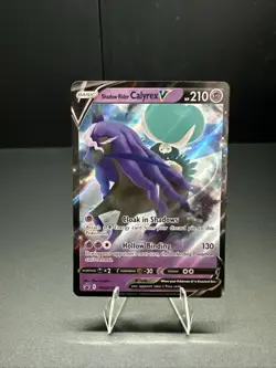 Shadow Rider Calyrex V SWSH131 SWSH: Sword & Shield Promo Cards Holo - Image 1