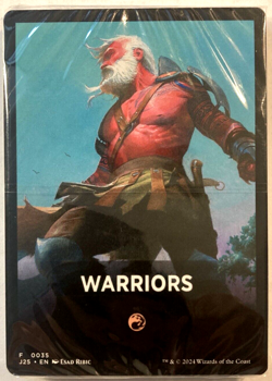 MTG Jumpstart Foundations J25 WARRIORS SEALED THEME DECK UNPLAYED/BOX FRESH - Image 1