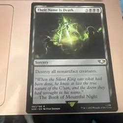 Their Name Is Death Universes Beyond: Warhammer 40000 Regular Mtg - Image 1