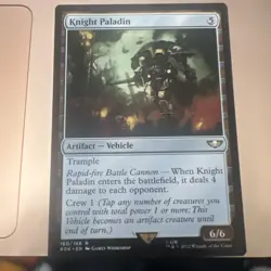 Knight Paladin Universes Beyond: Warhammer 40000 Regular Mtg - Image 1