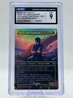 2025 Noctis, Heir Apparent Commander Final Fantasy MTG (Borderless Scene #1) - Image 1