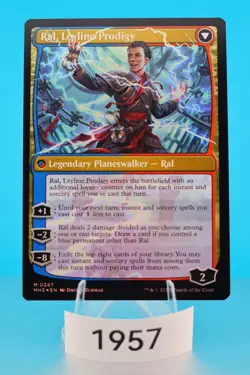 MTG Ral, Monsoon Mage Modern Horizons 3 Foil #247 - Image 2