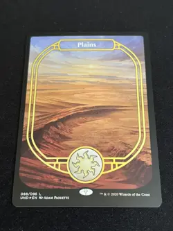 1x Plains (Full Art, Foil) - Unsanctioned (UND) Magic MTG - Image 1