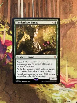 Tendershoot Dryad Commander: Bloomburrow Normal NM MTG - Image 1