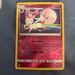 Sylveon 87/131 S&M Forbidden Light REVERSE HOLO MINT! Pokemon - Image 1