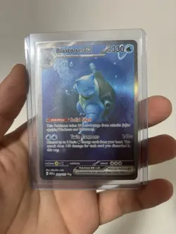 Blastoise ex 200/165 HP 330 Ability EX Rule Stage 2 Pokemon TCG Card - Image 1