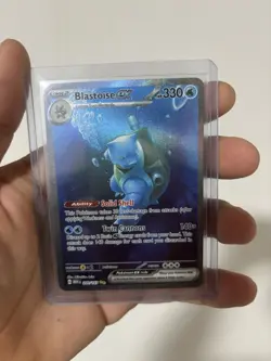 Blastoise ex 200/165 HP 330 Ability EX Rule Stage 2 Pokemon TCG Card - Image 3